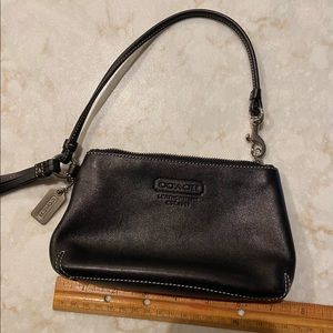 Black Coach wristlet